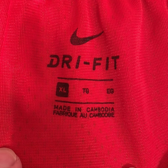 Nike Dri-Fit Classic Mesh Basketball Shorts red men's XL - Picture 5 of 7